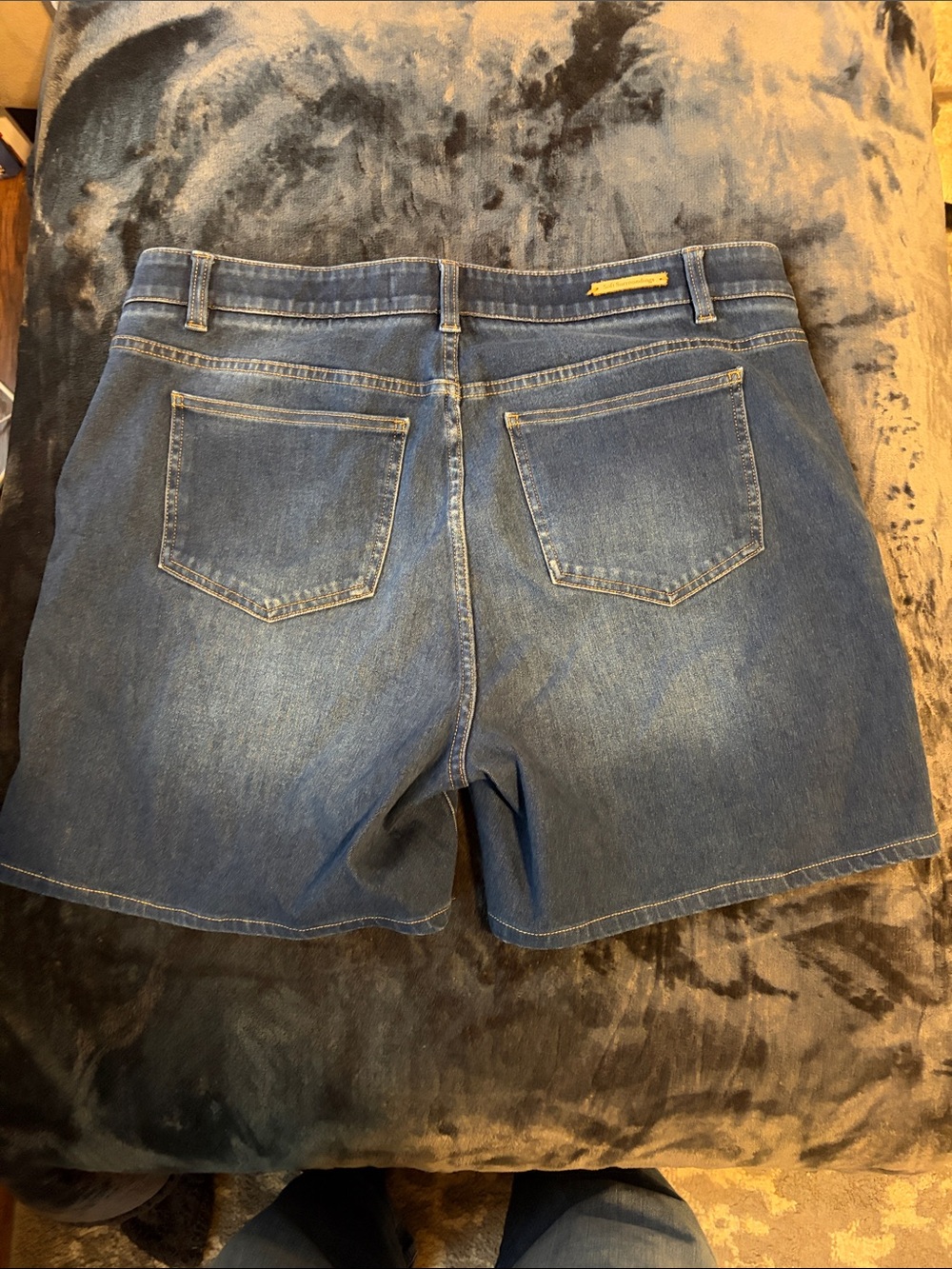 Soft Surroundings Blue Denim Midrise Shorts